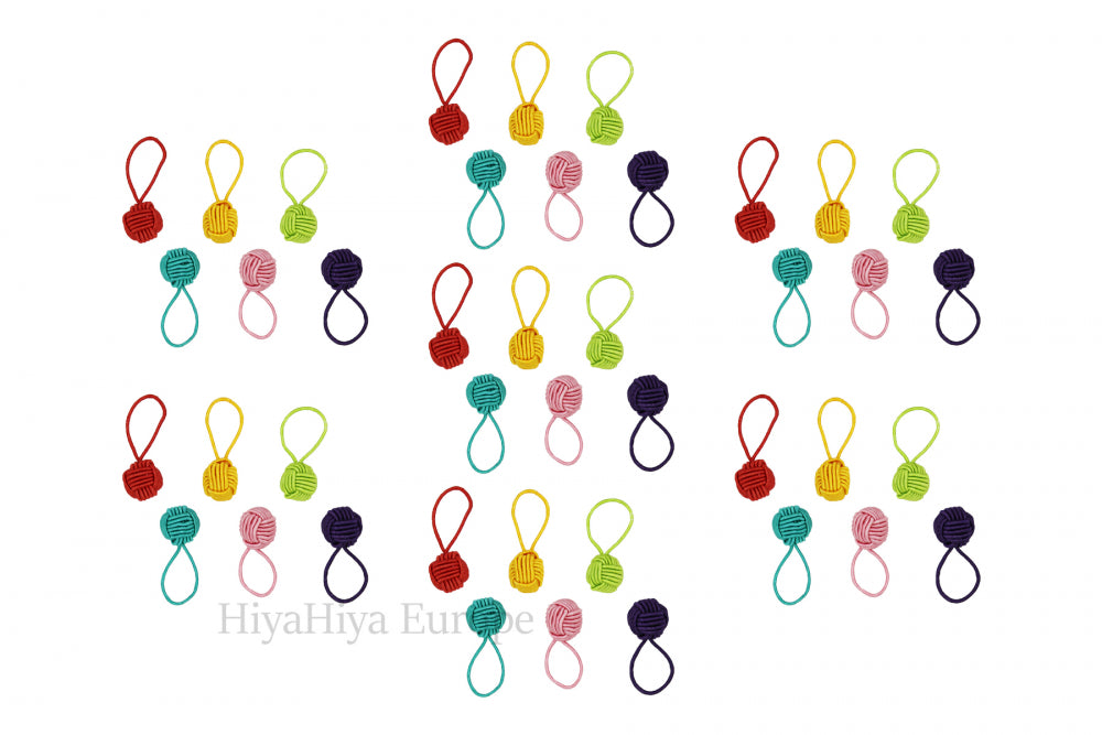 HiyaHiya Dumpling Case and Coloured Stitch Markers Bundle