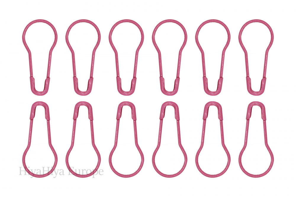 HiyaHiya Notion Tin with Pink Knitter's Safety Pins