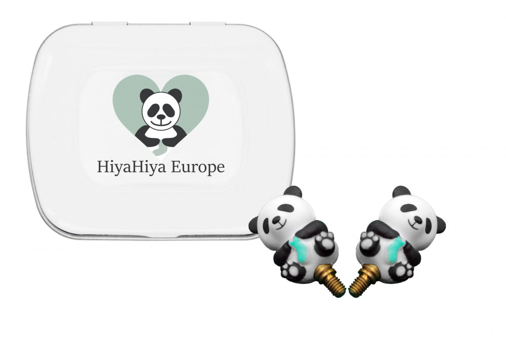 HiyaHiya Notion Tin with Panda Cable Stoppers