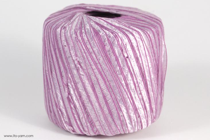 ITO MASAKI Olive stunning ribbon yarn, 11, Pink, comp: 75% Cupro  25% Nylon  