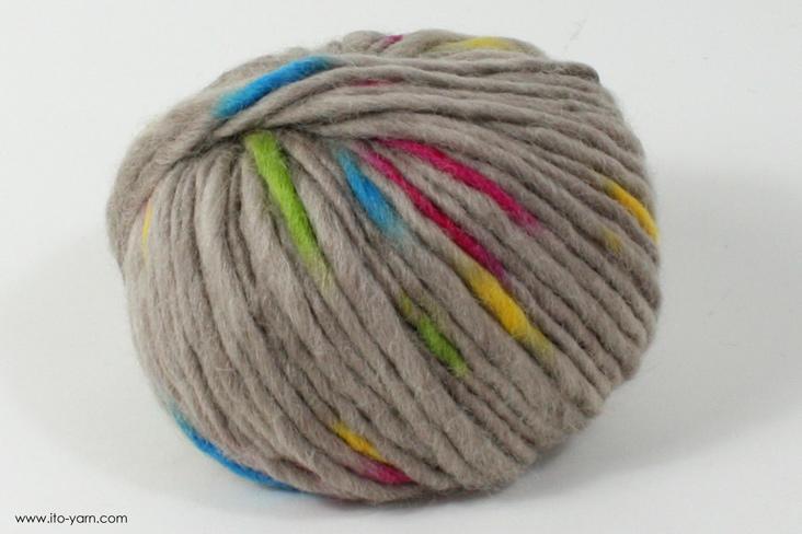 ITO MASAKI Arare classical soft roving yarn, 31, Beige, comp: 100% Wool   