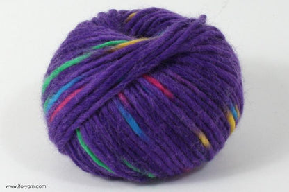ITO MASAKI Arare classical soft roving yarn, 61, Purple, comp: 100% Wool   