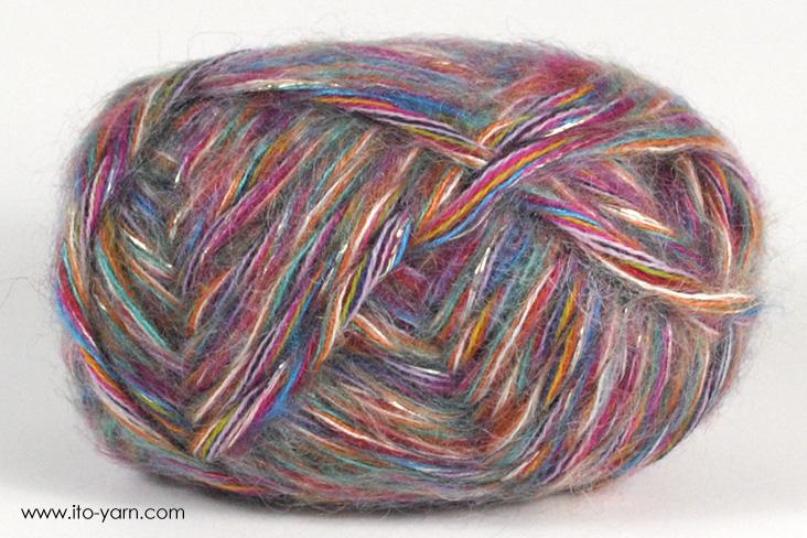 ITO MASAKI Aya pure luxury yarn, 11, Pink, comp: 40% Wool  35% Mohair  23% Silk  23% Silk