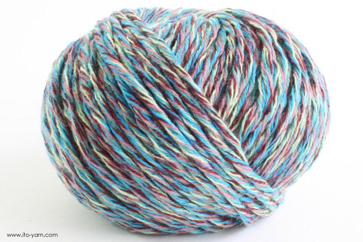 ITO MASAKI Konpeito fine merino wool yarn, 51, Blue, comp: 100% Wool   