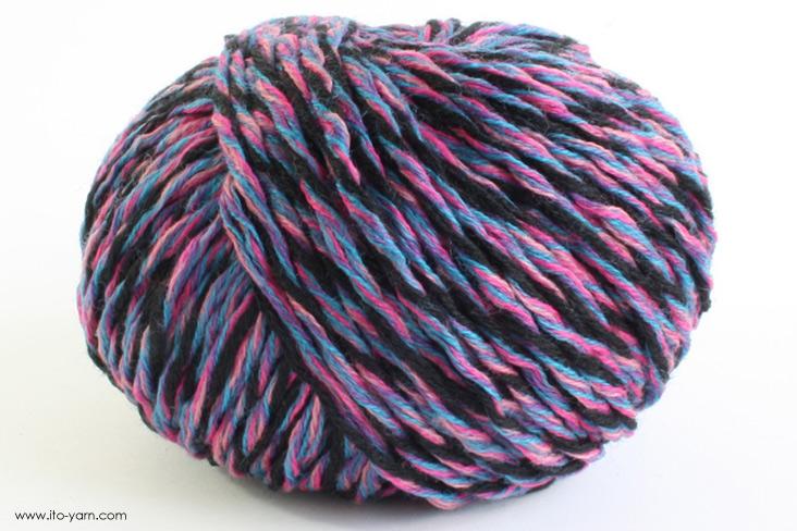 ITO MASAKI Konpeito fine merino wool yarn, 81, Black, comp: 100% Wool   