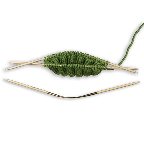 Addi CraSyTrio flexible sock needles bamboo 24 cm