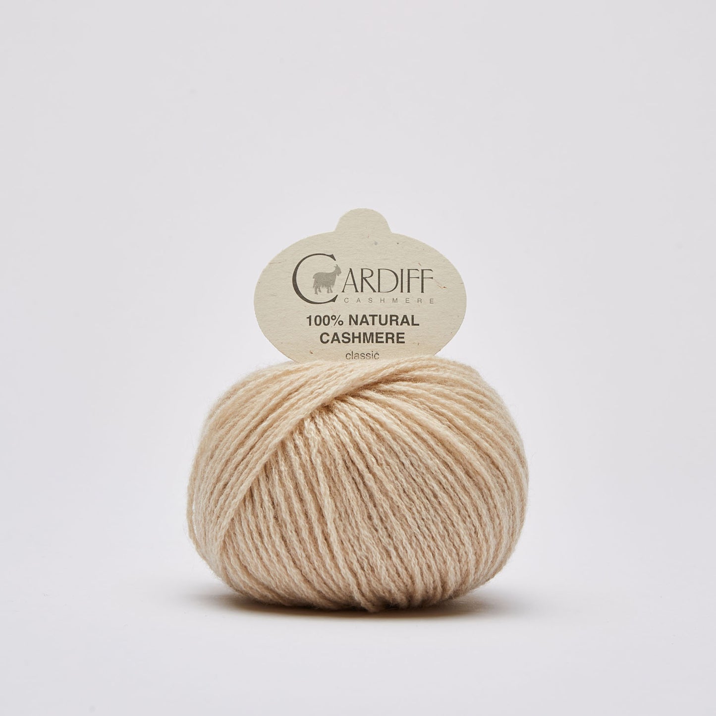 Cardiff CLASSIC gentle yarn, 509, SILVER, comp: 100% Cashmere