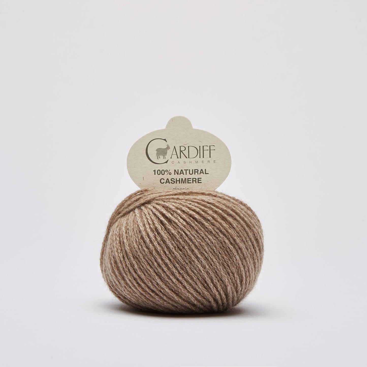 Cardiff CLASSIC gentle yarn, 511, BROWN, comp: 100% Cashmere