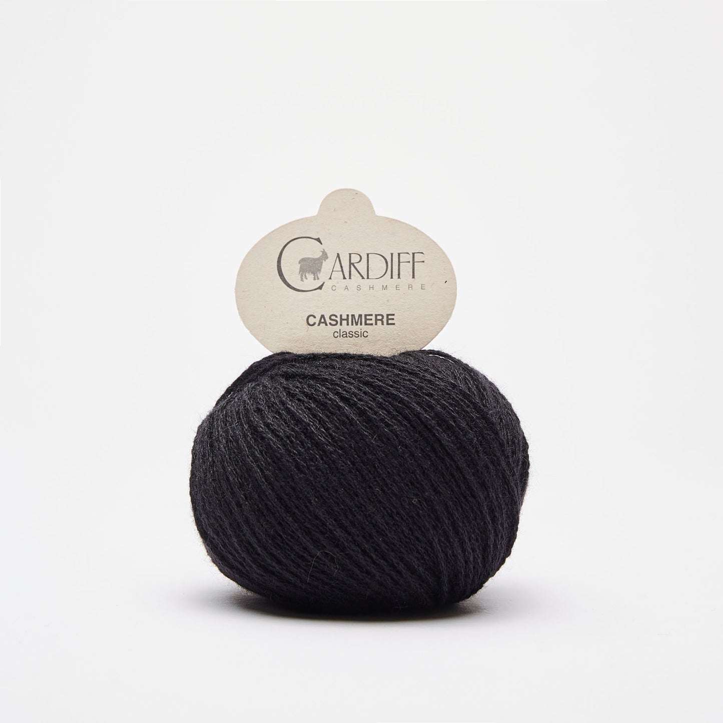Cardiff CLASSIC gentle yarn, 516, NERO, comp: 100% Cashmere