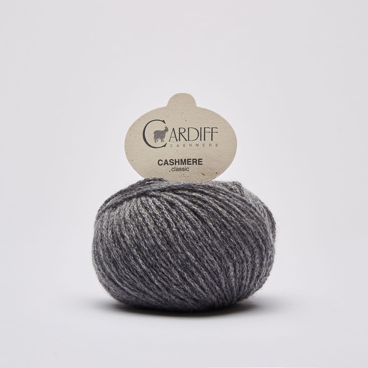 Cardiff CLASSIC gentle yarn, 519, FUMO, comp: 100% Cashmere