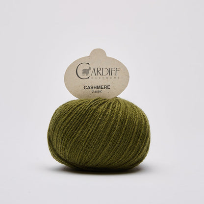 Cardiff CLASSIC gentle yarn, 543, JUNGLE, comp: 100% Cashmere
