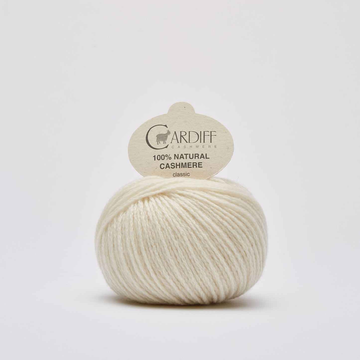 Cardiff CLASSIC gentle yarn, 599, PANNA, comp: 100% Cashmere