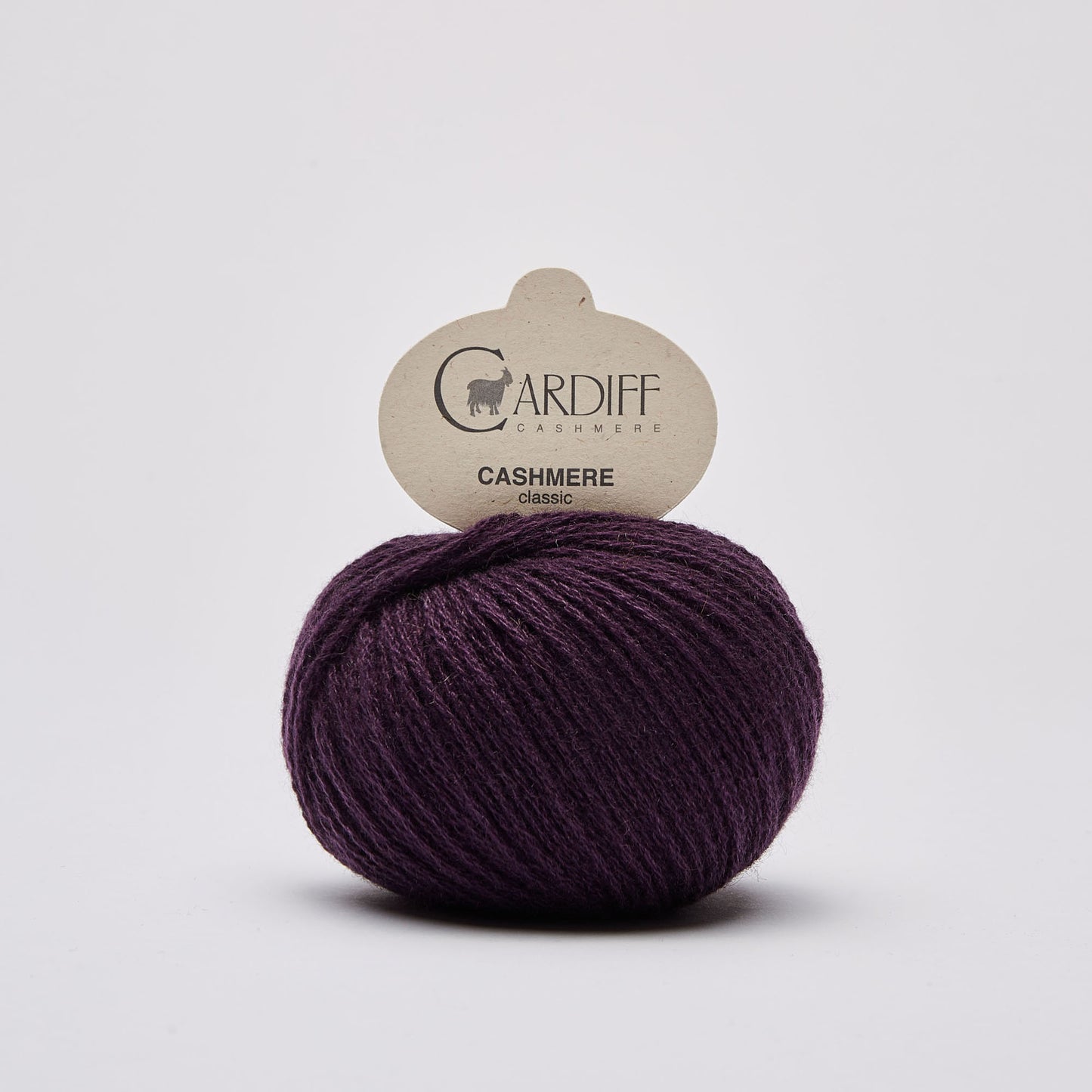 Cardiff CLASSIC gentle yarn, 601, UVA, comp: 100% Cashmere