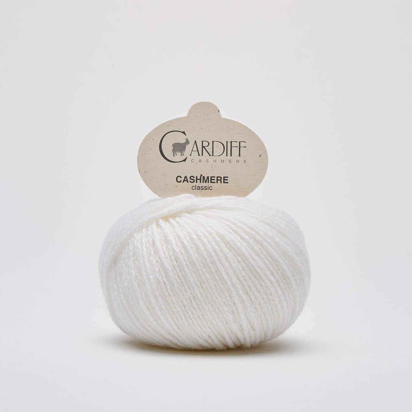 Cardiff CLASSIC gentle yarn, 623, CANDIDO, comp: 100% Cashmere