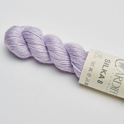 Cardiff SILKA 8 gentle yarn, 01, MIA, comp: 70% Cashmere, 30% Silk