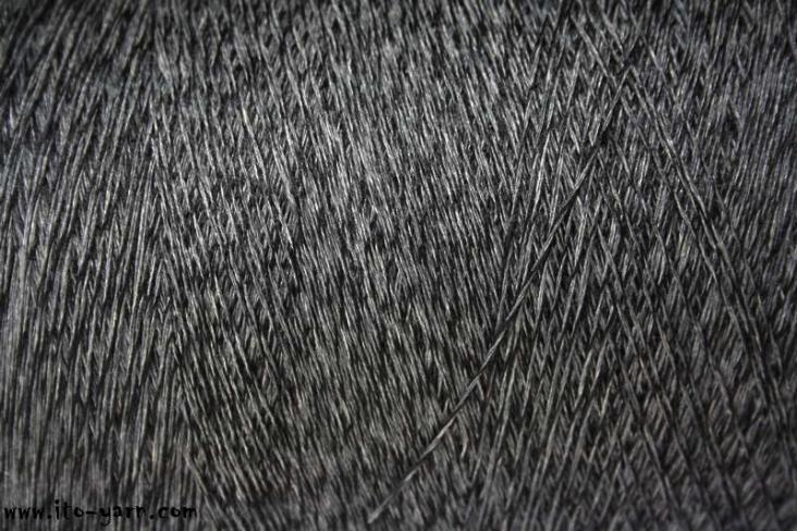 ITO Asa very fine and precious linen yarn, 059, Gray, comp: 72% Linen, 18% Cotton, 10% Silk