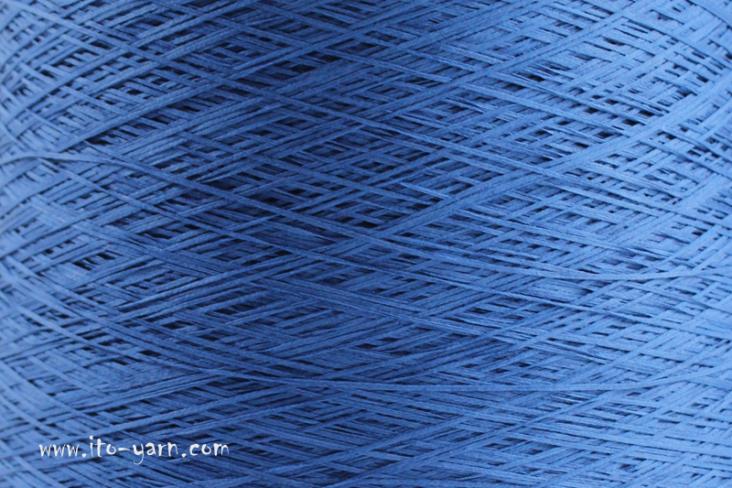 ITO Gima 8.5 uncommon appearance yarn, 604, New Blue, comp: 100% Cotton