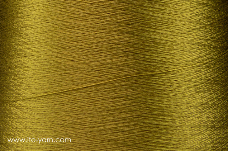 ITO Iki fine filament silk thread, 1225, Olive, comp: 100% Silk