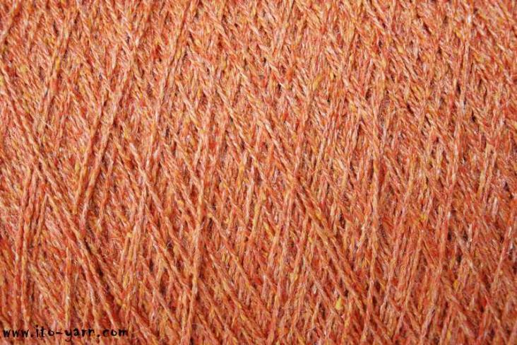 ITO Kinu silk noil yarn, 360, Cayenne Red, comp: 100% Silk