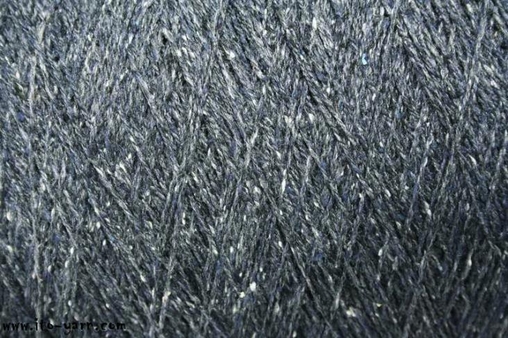 ITO Kinu silk noil yarn, 382, Mix Navy, comp: 100% Silk