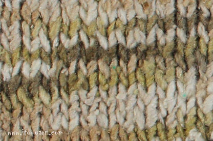 ITO Kinu Kasuri space dyed silk yarn, 127, Nile, comp: 100% Silk