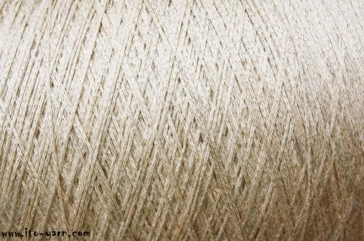 ITO Kouki tape yarn, 230, Parchment, comp: 56% Ramie, 44% Silk