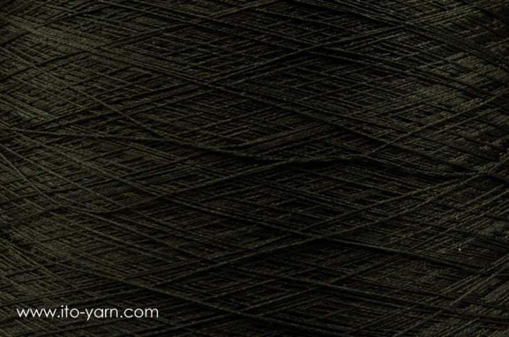 ITO Nui spun silk thread, color 1001 Black, comp: 100% Silk