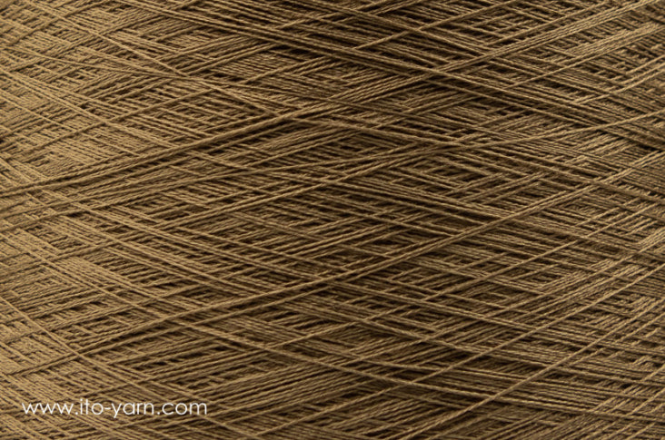 ITO Nui spun silk thread, color 1013 Coffee, comp: 100% Silk