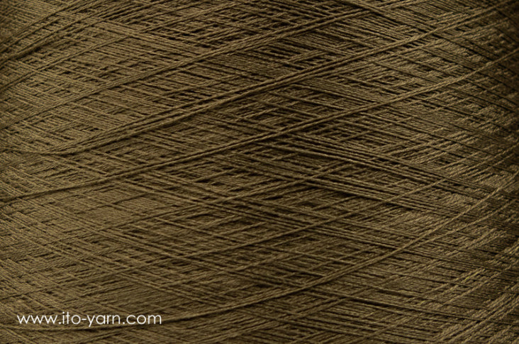 ITO Nui spun silk thread, color 1014 Brown, comp: 100% Silk