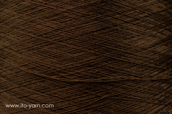 ITO Nui spun silk thread, color 1015 Chocolate, comp: 100% Silk