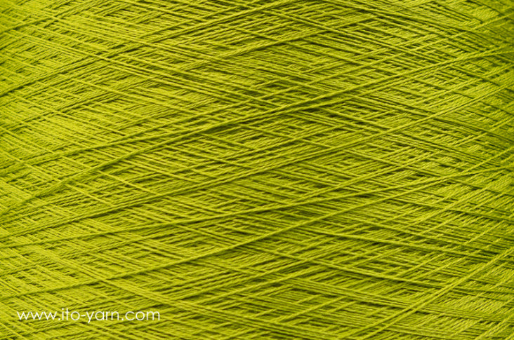 ITO Nui spun silk thread, color 1020 Moss, comp: 100% Silk