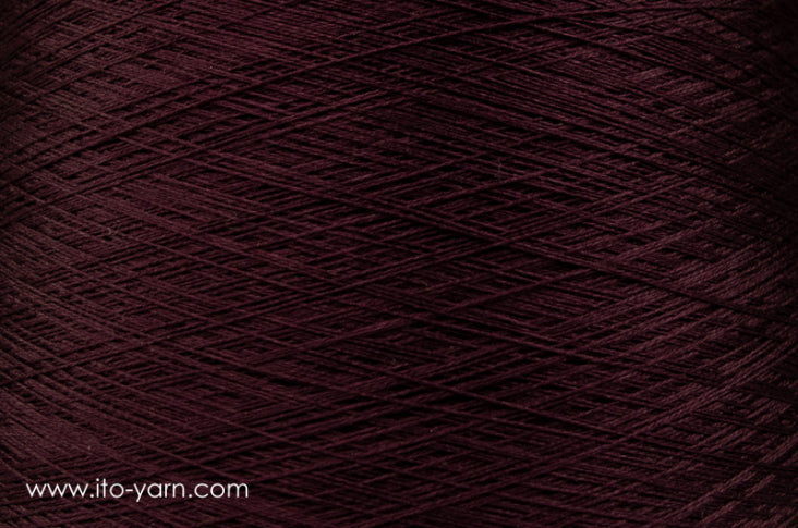 ITO Nui spun silk thread, color 1040 Prune, comp: 100% Silk