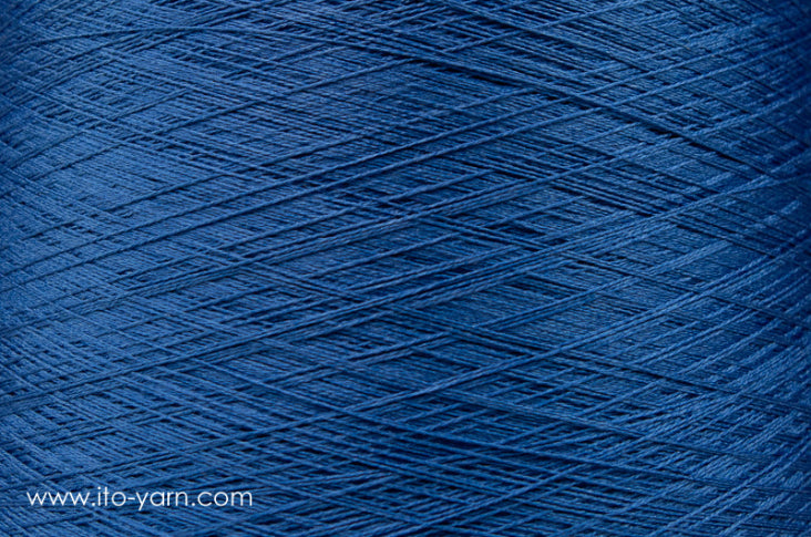 ITO Nui spun silk thread, color 1053 Ink, comp: 100% Silk