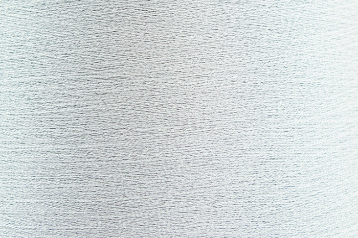 ITO San gold or silver colored sewing and embroidery thread, color 166 Silver W, comp: 75% Rayon, 25% Polyester (metallized)