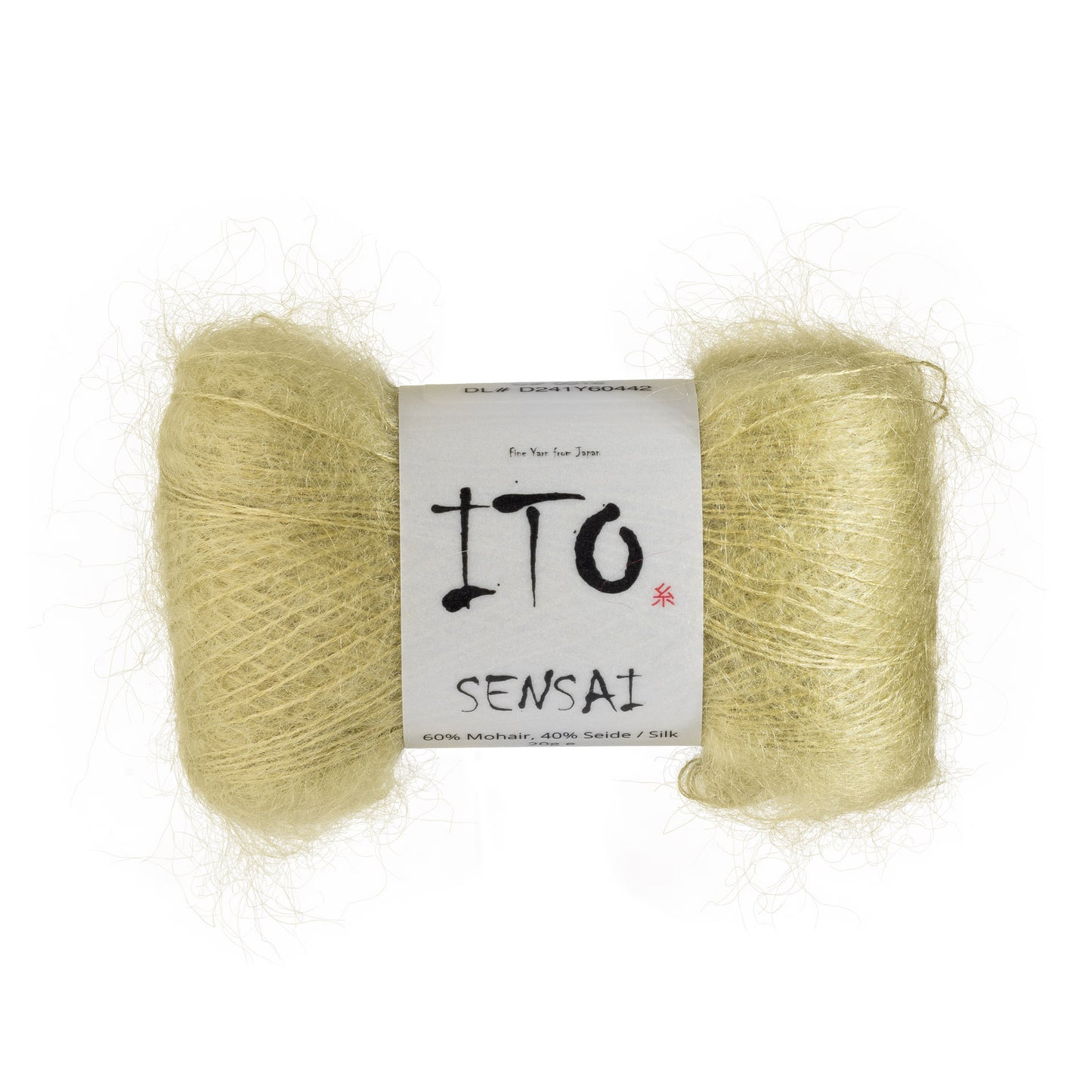 ITO Sensai delicate mohair yarn, 316, Moss, comp: 60% Mohair, 40% Silk