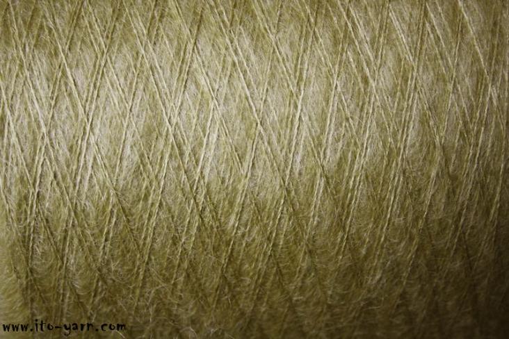 ITO Sensai delicate mohair yarn, 316, Moss, comp: 60% Mohair, 40% Silk
