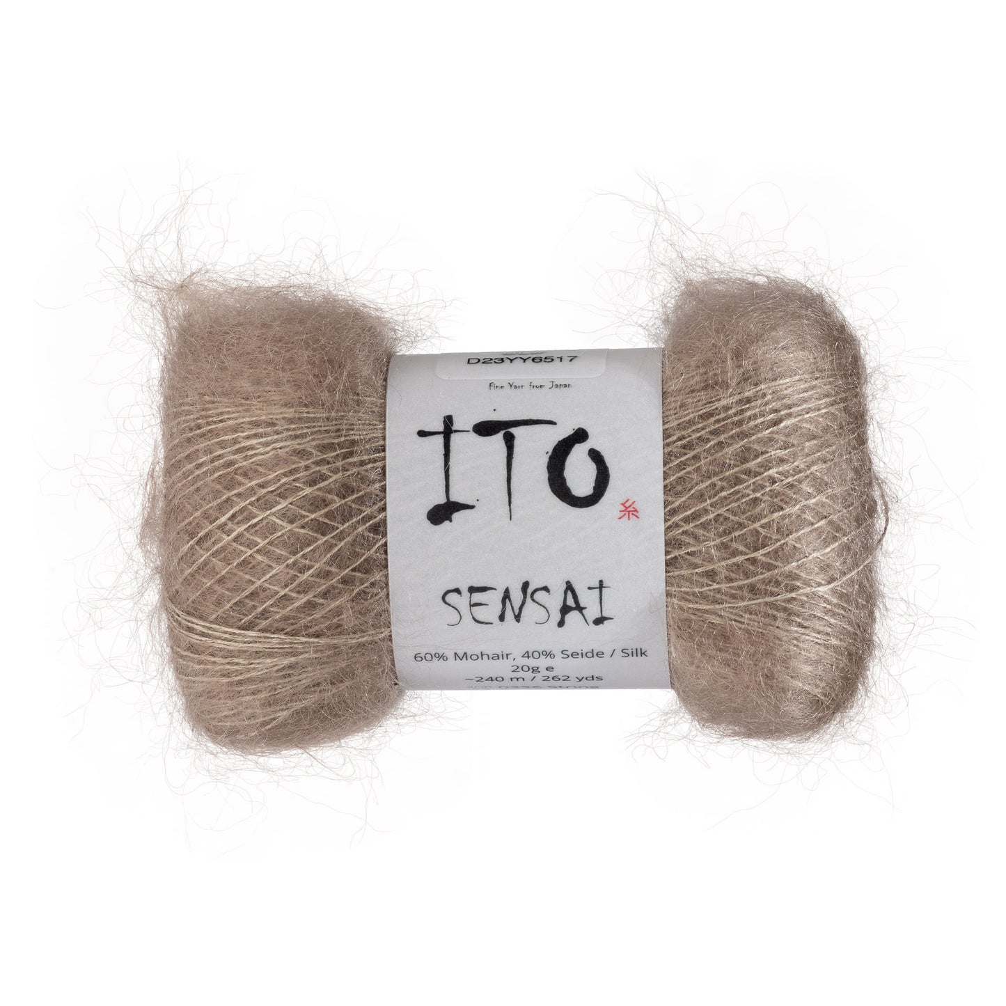 ITO Sensai delicate mohair yarn, 336, String, comp: 60% Mohair, 40% Silk