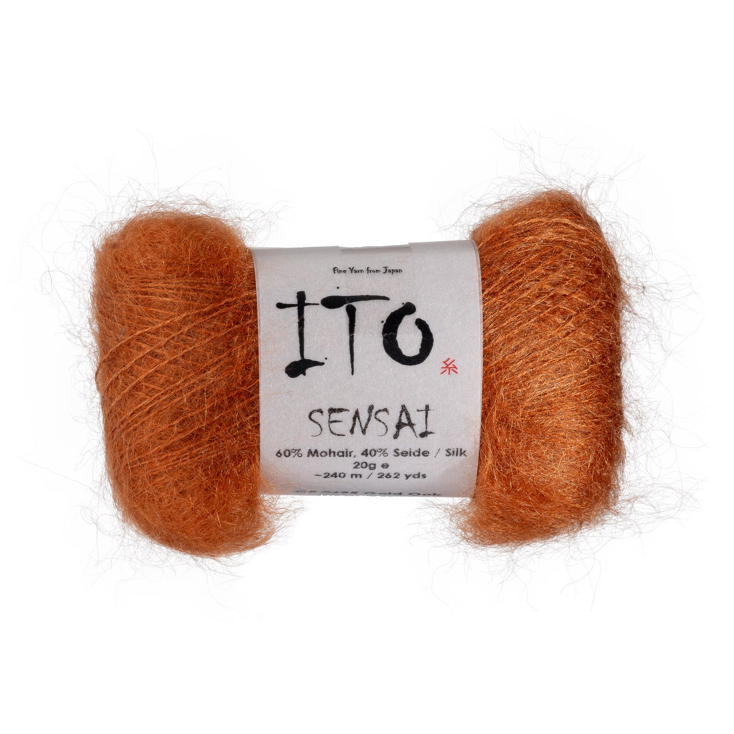 ITO Sensai delicate mohair yarn, 695, Gold Oak, comp: 60% Mohair, 40% Silk