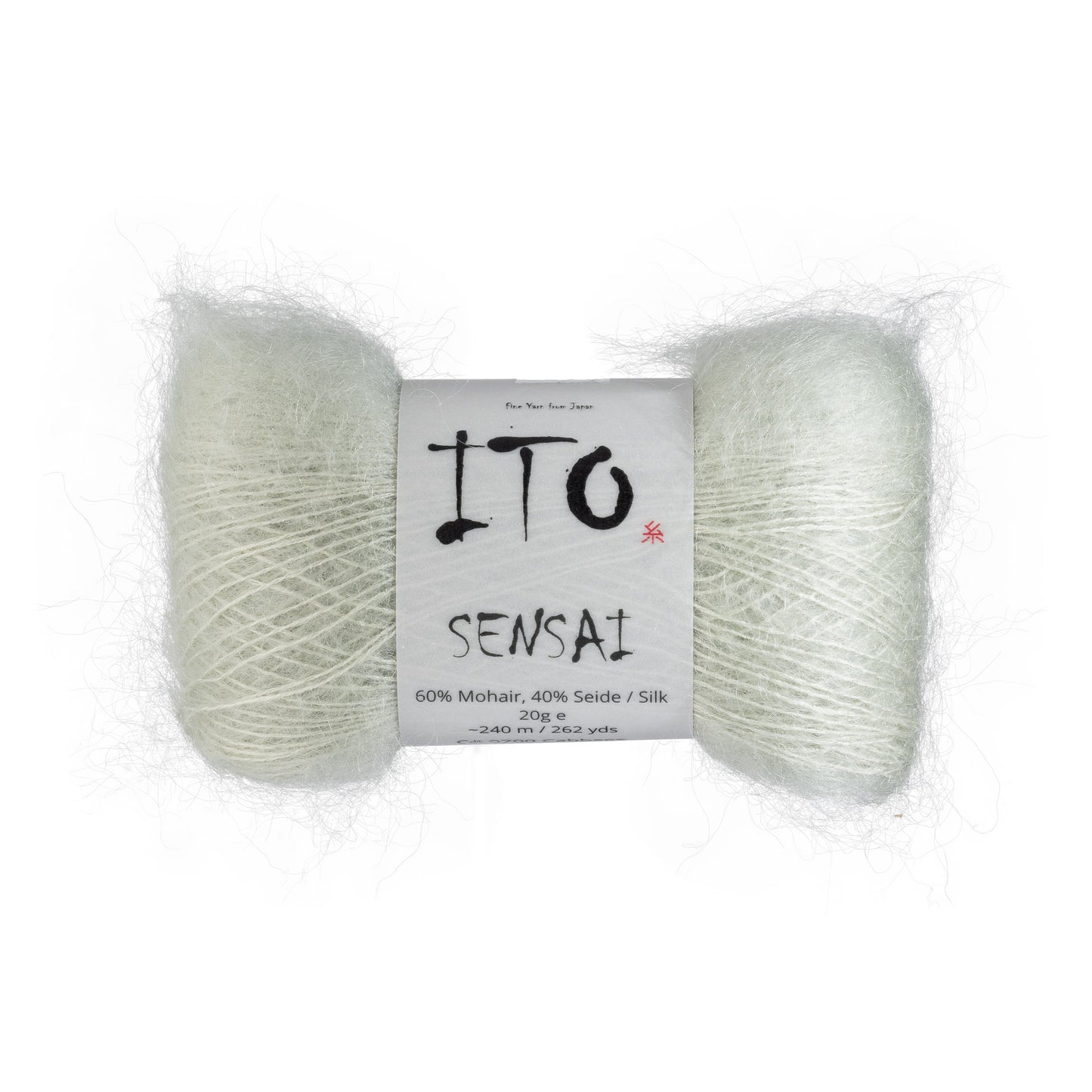 ITO Sensai delicate mohair yarn, 700, Cabbage, comp: 60% Mohair, 40% Silk