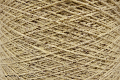 ITO Shimo woolen spun yarn, 840, Sand, comp: 80% Wool, 20% Silk