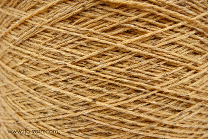 ITO Shimo woolen spun yarn, 842, Persimmon, comp: 80% Wool, 20% Silk