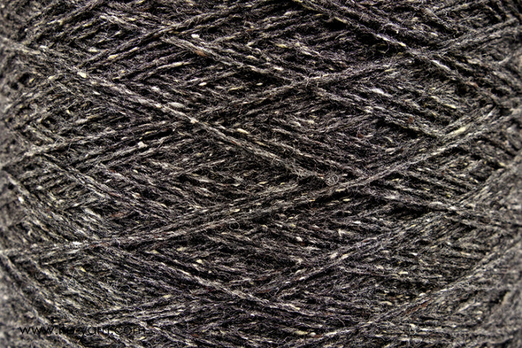 ITO Shimo woolen spun yarn, 846, Charcoal, comp: 80% Wool, 20% Silk