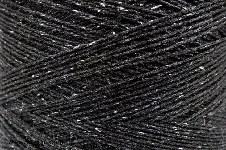 ITO Shimo woolen spun yarn, 847, Raven, comp: 80% Wool, 20% Silk