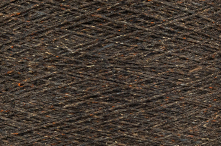 ITO Shimo woolen spun yarn, 850, Chestnut, comp: 80% Wool, 20% Silk