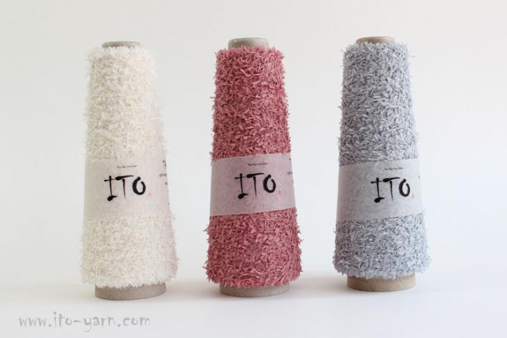 ITO Tategami unusual yarn comp: 65% Paper and 35% Cotton
