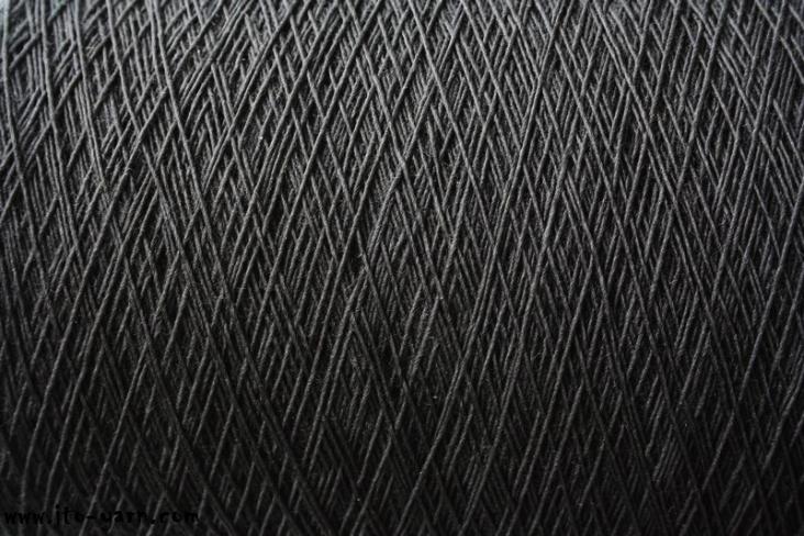 ITO Urugami fluffy wool yarn, color 221 Black, comp: 72% Wool, 28% Paper
