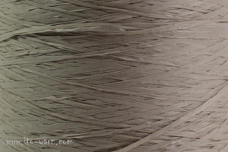 ITO Wagami linen based tape yarn, color 522 Beige, comp: 100% Paper