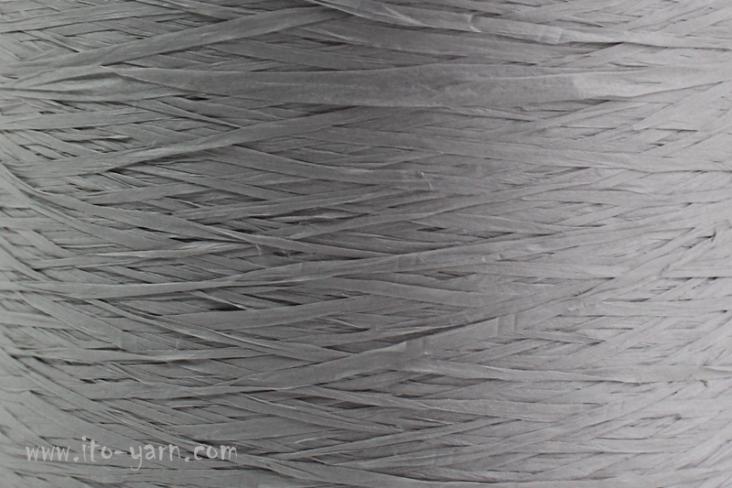 ITO Wagami linen based tape yarn, color 526 Silver, comp: 100% Paper