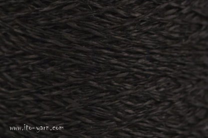 ITO Washi noble Japanese paper yarn, 264, Black, comp: 54% Paper, 46% Viscose