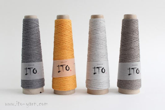 ITO Washi noble Japanese paper yarn comp: 54% Paper and 46% Viscose